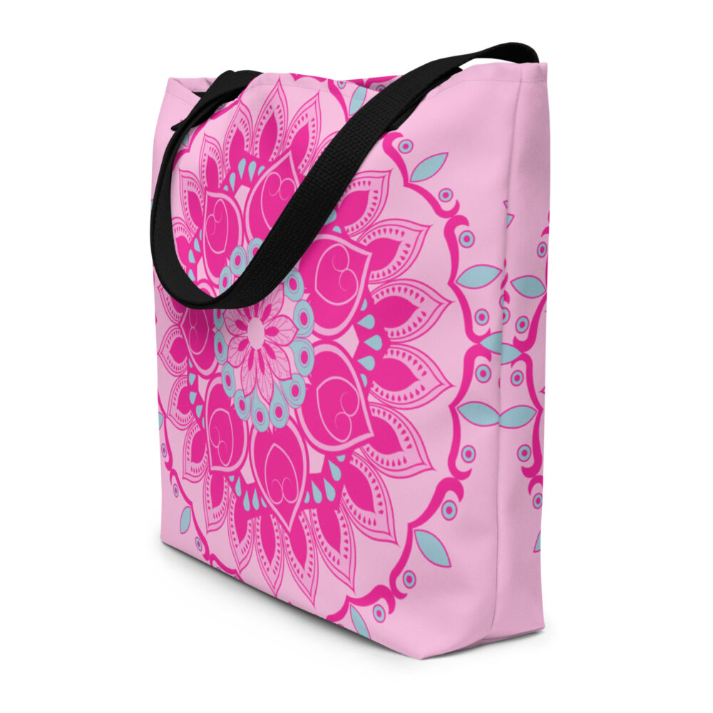 Mandala All-Over Print Large Tote Bag